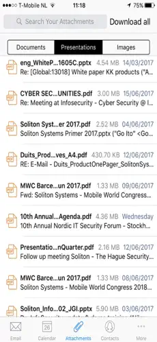Files page