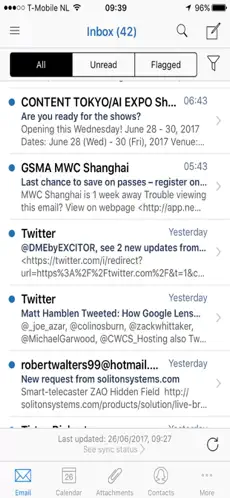 Mail page